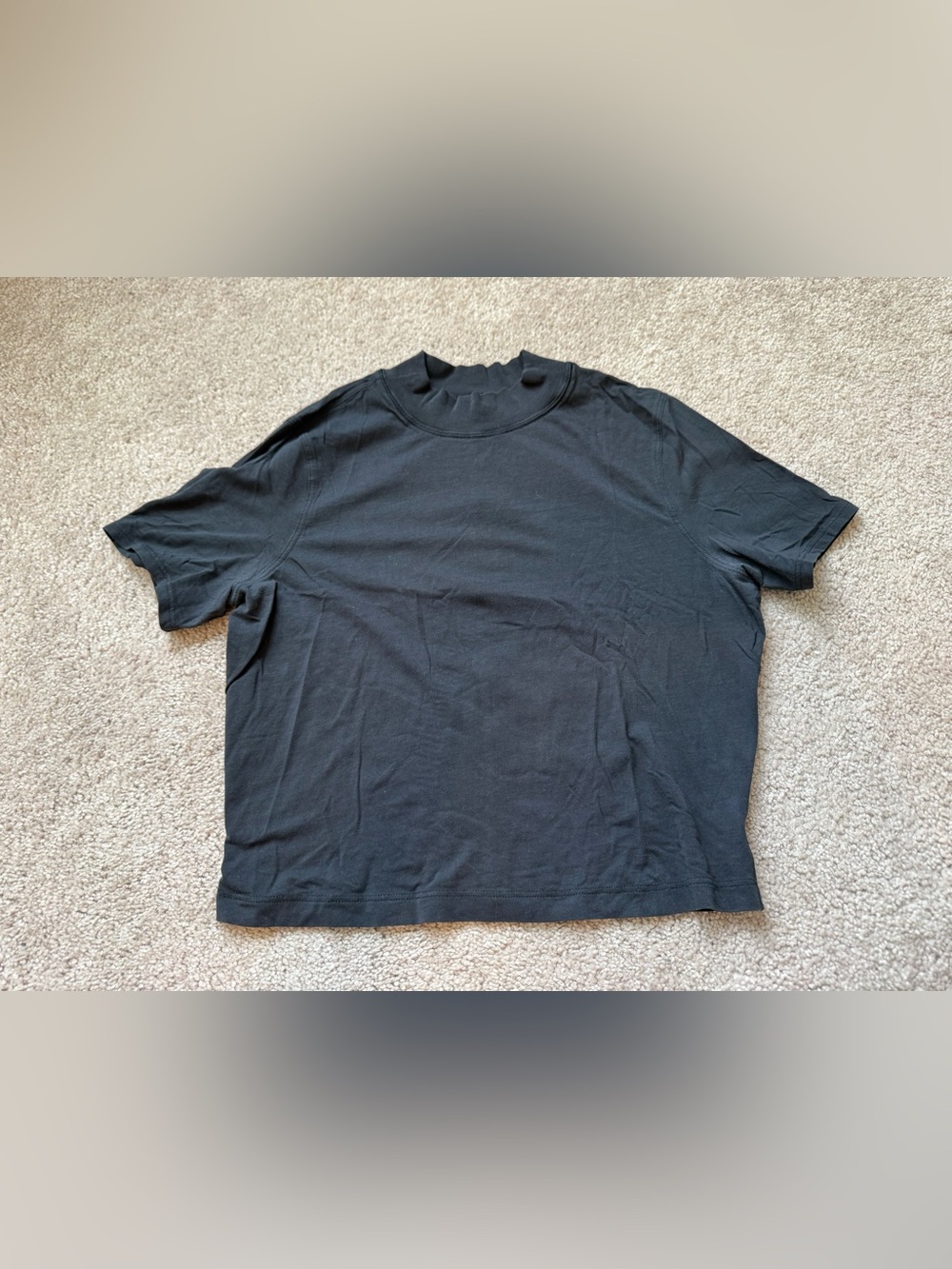 Lululemon | Black Short Sleeve Crop Top | Size: Women’s 6-8
